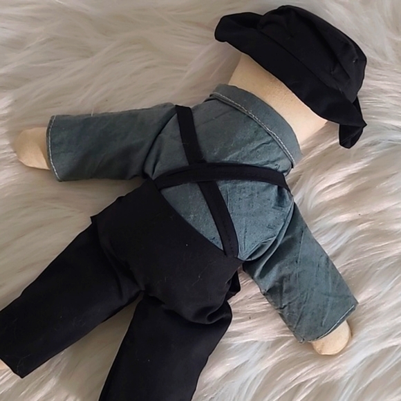Creepy Faceless Amish Handmade Male Plush Stuffed Doll Possibly Haunted Spooky - Picture 10 of 11